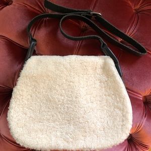Ecote Shearling Saddle Bag
